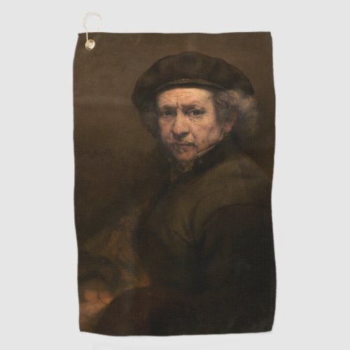 Rembrandt Portrait Dutch Master Artist Golf Towel