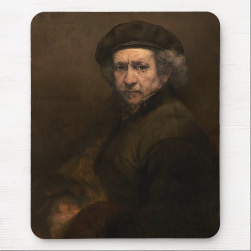 Rembrandt Portrait Dutch Master Artist Mouse Pad