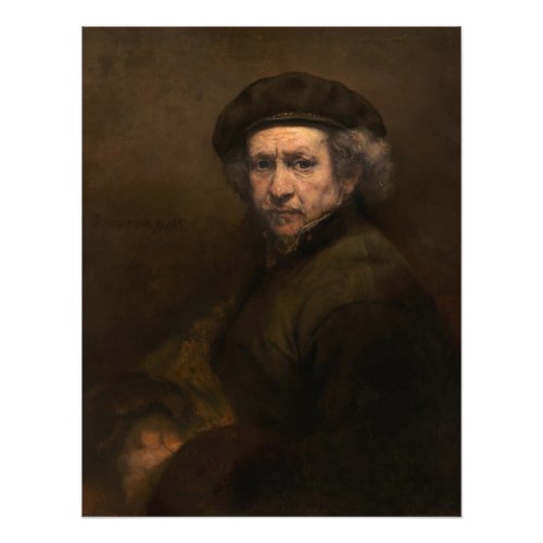 Rembrandt Portrait Dutch Master Artist Photo Print