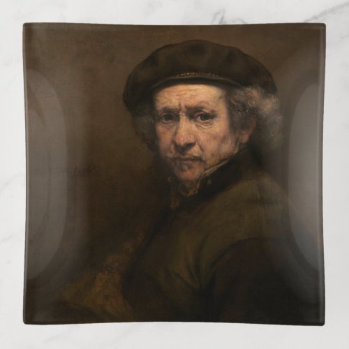 Rembrandt Portrait Dutch Master Artist Trinket Tray