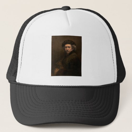 Rembrandt Portrait Dutch Master Artist Trucker Hat