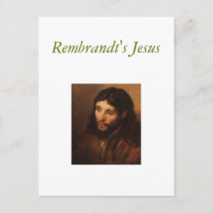 rembrandt-portrait-of-christs-head-1650, Rembra... Postcard