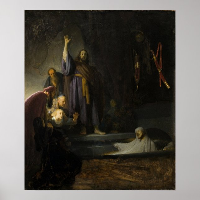 Rembrandt - Raising Of Lazarus Poster (Front)