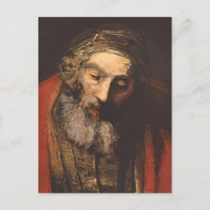 Rembrandt- Return of the Prodigal Son(fragment) Postcard