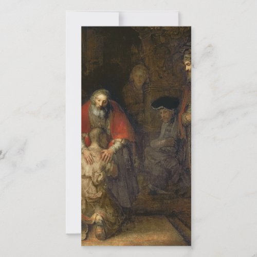 Rembrandt _ Return Of The Prodigal Son Holiday Card