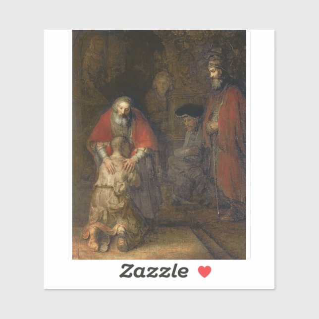Rembrandt - Return Of The Prodigal Son Sticker (Sheet)