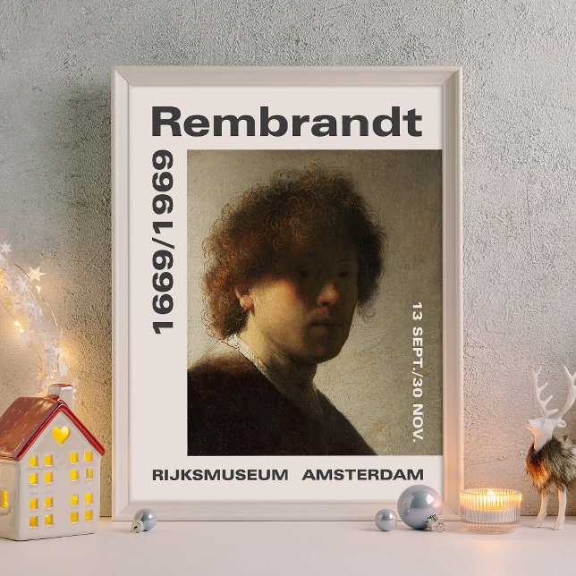 Rembrandt Self-Portrait 1628 Painting Art Print Vi (Creator Uploaded)