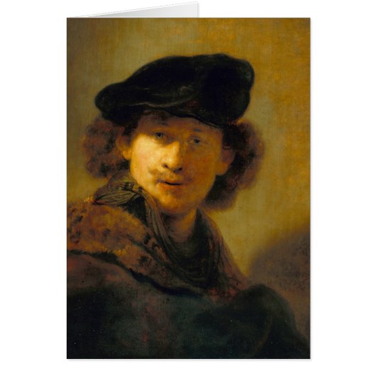 Rembrandt Self Portrait 2 Cards (Front)