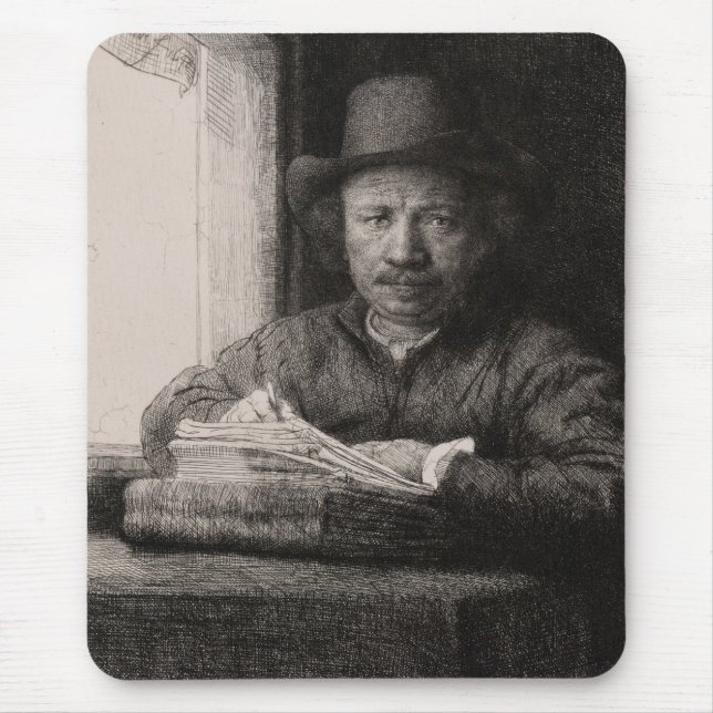 Rembrandt Self-Portrait CC0169 Mousepad (Front)