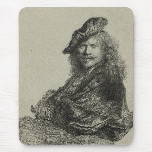 Rembrandt Self-Portrait CC0170 Mousepad (Front)