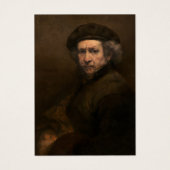 Rembrandt Self Portrait: Dutch Golden Age Painter (Front)