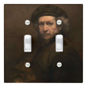 Rembrandt Self Portrait: Dutch Golden Age Painter Light Switch Cover