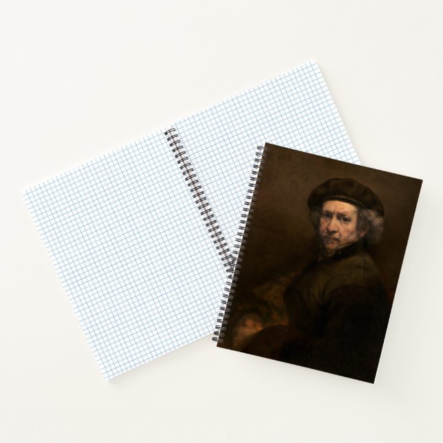 Rembrandt Self Portrait: Dutch Golden Age Painter Notebook (Inside)