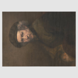 Rembrandt Self Portrait: Dutch Golden Age Painter Tissue Paper