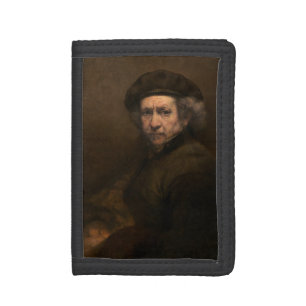 Rembrandt Self Portrait: Dutch Golden Age Painter Trifold Wallet