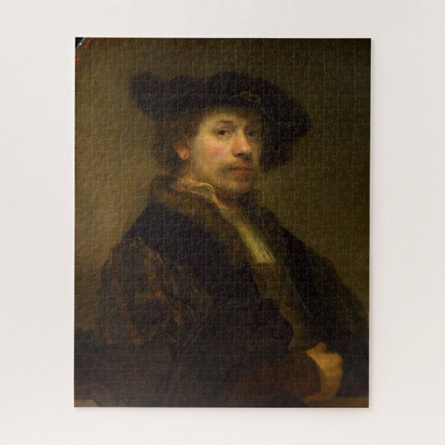 Rembrandt Self-Portrait Jigsaw Puzzle (Vertical)