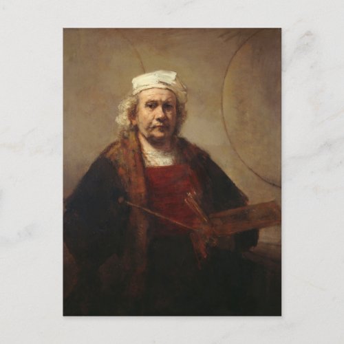 Rembrandt Self_Portrait with Two Circles Postcard