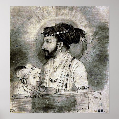 Rembrandt _ Shah Jahan And His Son 1656 Poster