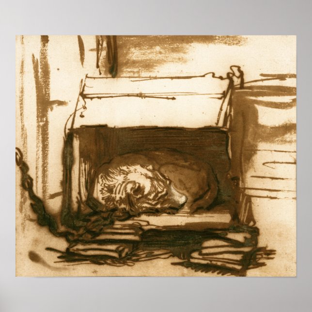 Rembrandt - Sleeping Watchdog Poster (Front)