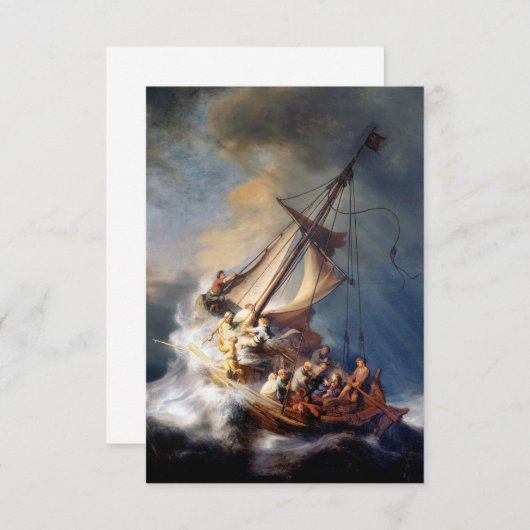 Rembrandt Storm on Lake of Galilee (Front/Back)