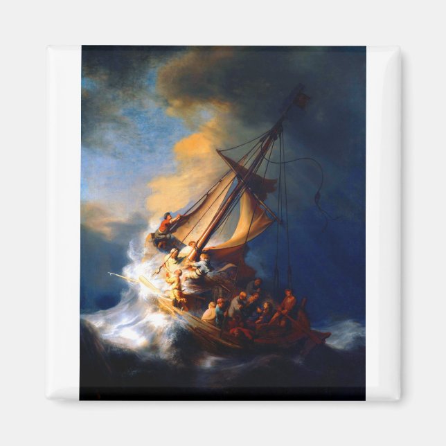 Rembrandt Storm on the Sea of Galilee Magnet (Front)