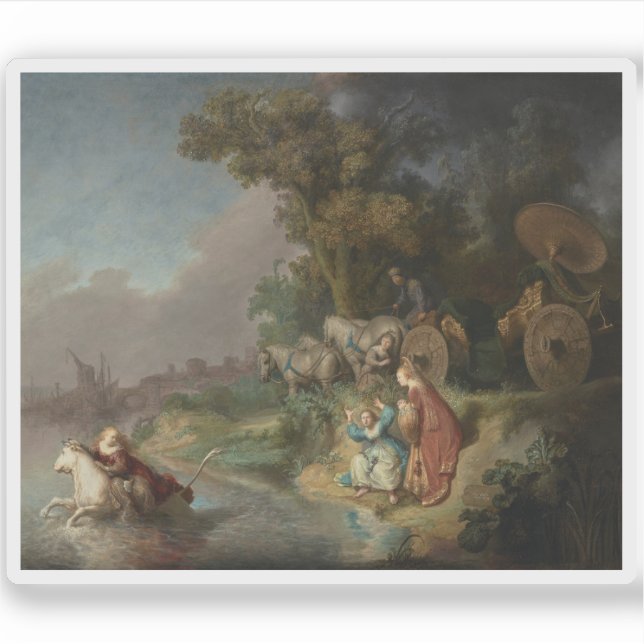 Rembrandt - The Abduction of Europa Sticker (Front)