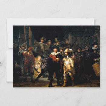 Rembrandt The Night Watch by VintageSpot at Zazzle