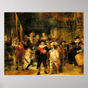 Rembrandt - The Night Watch 3 Poster