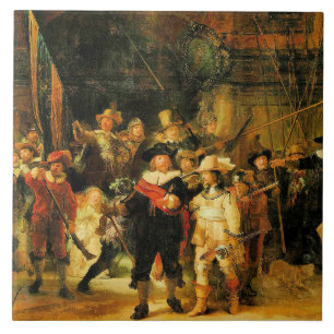Rembrandt - The Night Watch Ceramic Tile