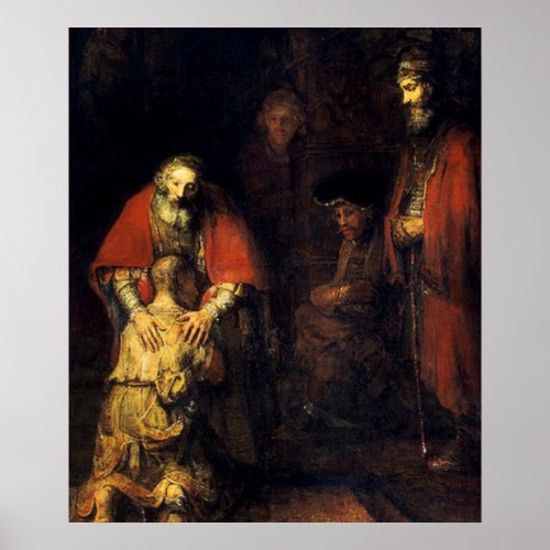 Rembrandt _ The Return of the Prodigal Son Poster
