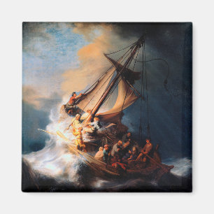 Rembrandt - The Storm of the Sea of Galilee Magnet