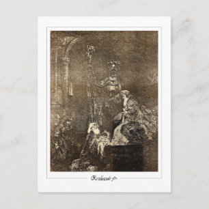 Rembrandt van Rijn #105 - Fine Art Postcard