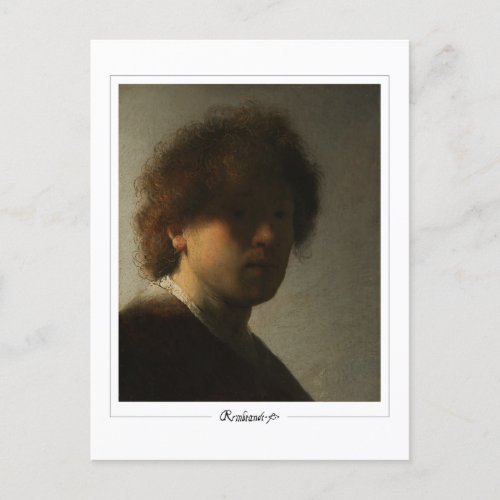 Rembrandt van Rijn 18 _ Fine Art Postcard
