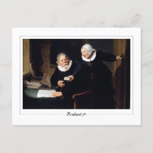 Rembrandt van Rijn 367 _ Fine Art Postcard