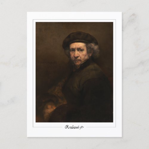 Rembrandt van Rijn 543 _ Fine Art Postcard