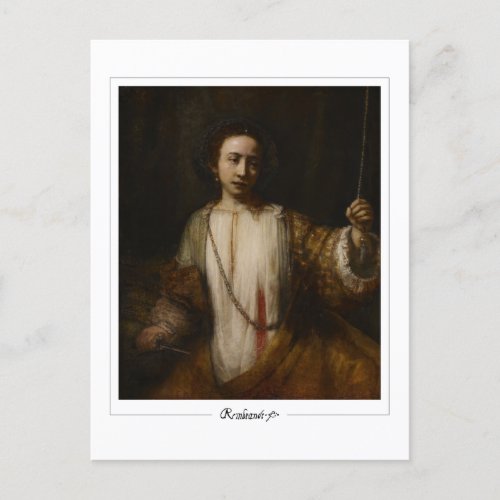 Rembrandt van Rijn 563 _ Fine Art Postcard