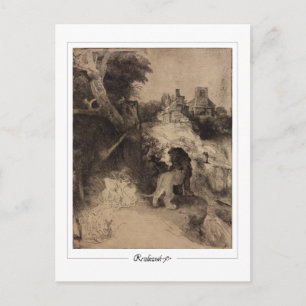 Rembrandt van Rijn #59 - Fine Art Postcard