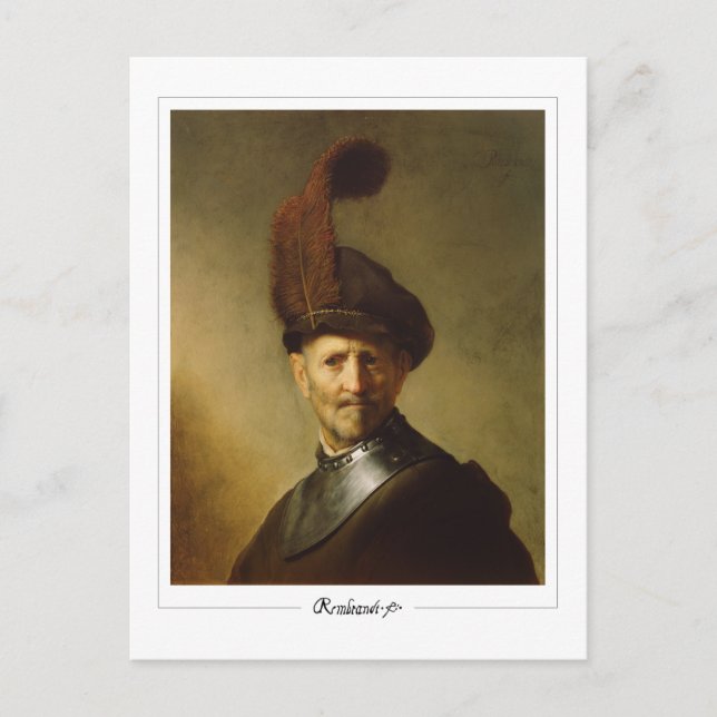 Rembrandt van Rijn #5 - Fine Art Postcard (Front)