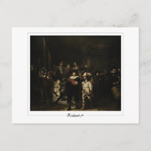 Rembrandt van Rijn #701 - Fine Art Postcard