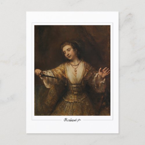 Rembrandt van Rijn 717 _ Fine Art Postcard