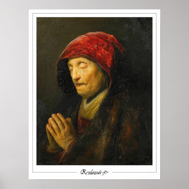 Rembrandt van Rijn Zedign Art Poster #10 (Front)