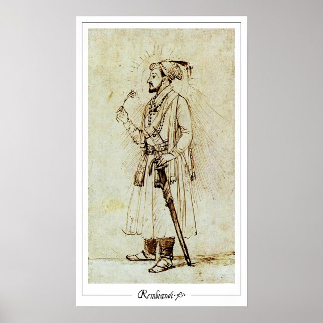 Rembrandt van Rijn Zedign Art Poster #106 (Front)