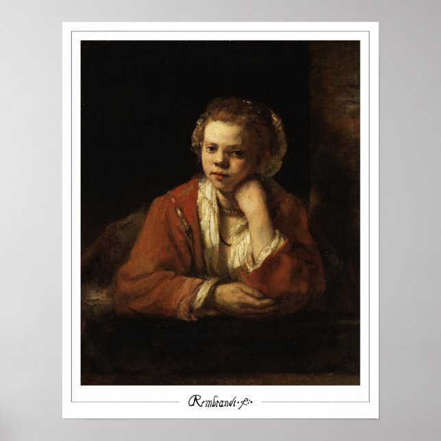Rembrandt van Rijn Zedign Art Poster #29 (Front)