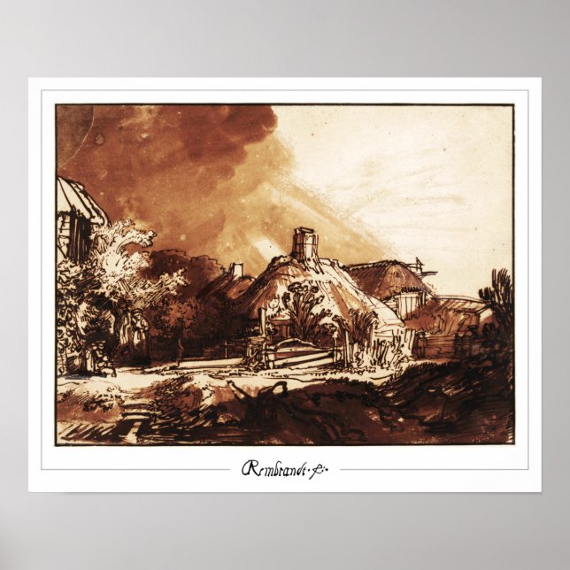 Rembrandt van Rijn Zedign Art Poster #462 (Front)
