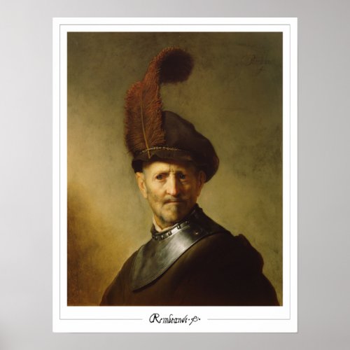 Rembrandt van Rijn Zedign Art Poster 5