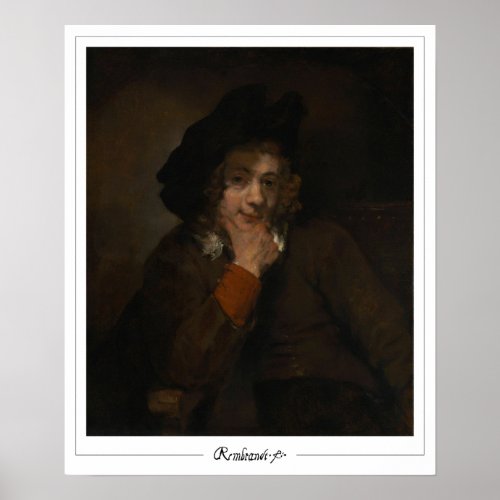 Rembrandt van Rijn Zedign Art Poster 597