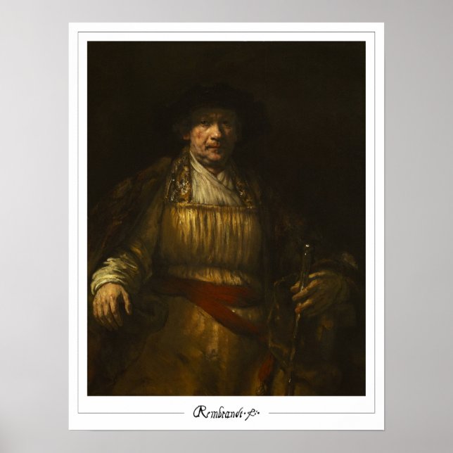 Rembrandt van Rijn Zedign Art Poster #71 (Front)