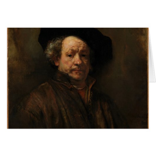Rembrandt van Rijn's Self Portrait Fine Art (Front Horizontal)