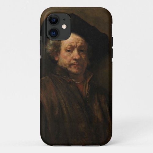 Rembrandt van Rijns Self Portrait Fine Art iPhone 11 Case