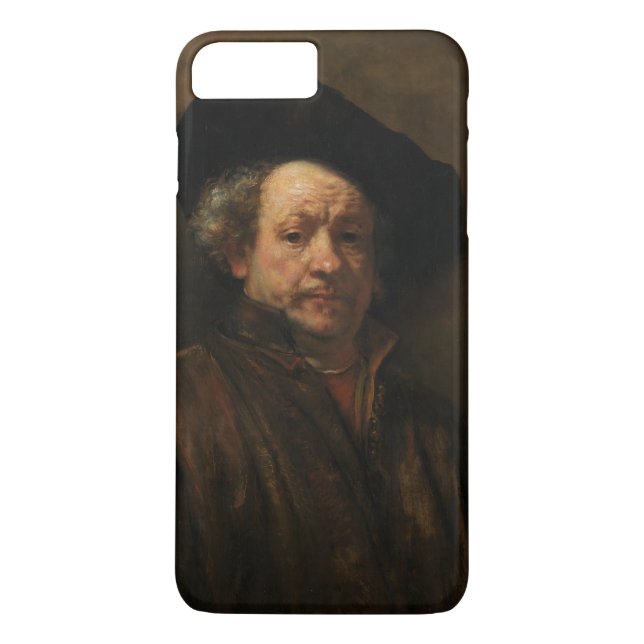 Rembrandt van Rijn's Self Portrait Fine Art Case-Mate iPhone Case (Back)